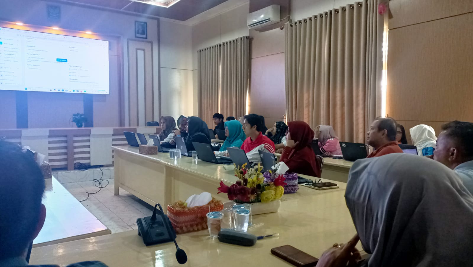 Praktek Pembuatan Naskah Dinas menggunakan Tanda Tangan Elektronik (TTE) melalui Aplikasi SRIKANDI
