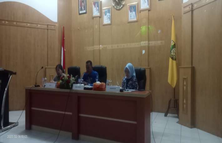 Pertemuan dalam rangka pelaksanaan pemeriksaan interin LKPD TA 2022 Pada Pemerintah Kabupaten Bungo