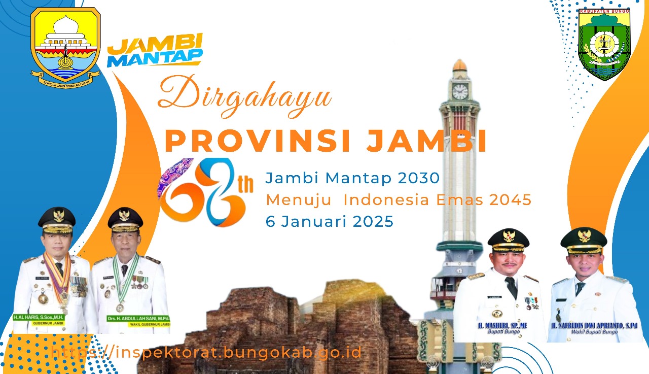 Dirgahayu Provinsi Jambi Ke - 68