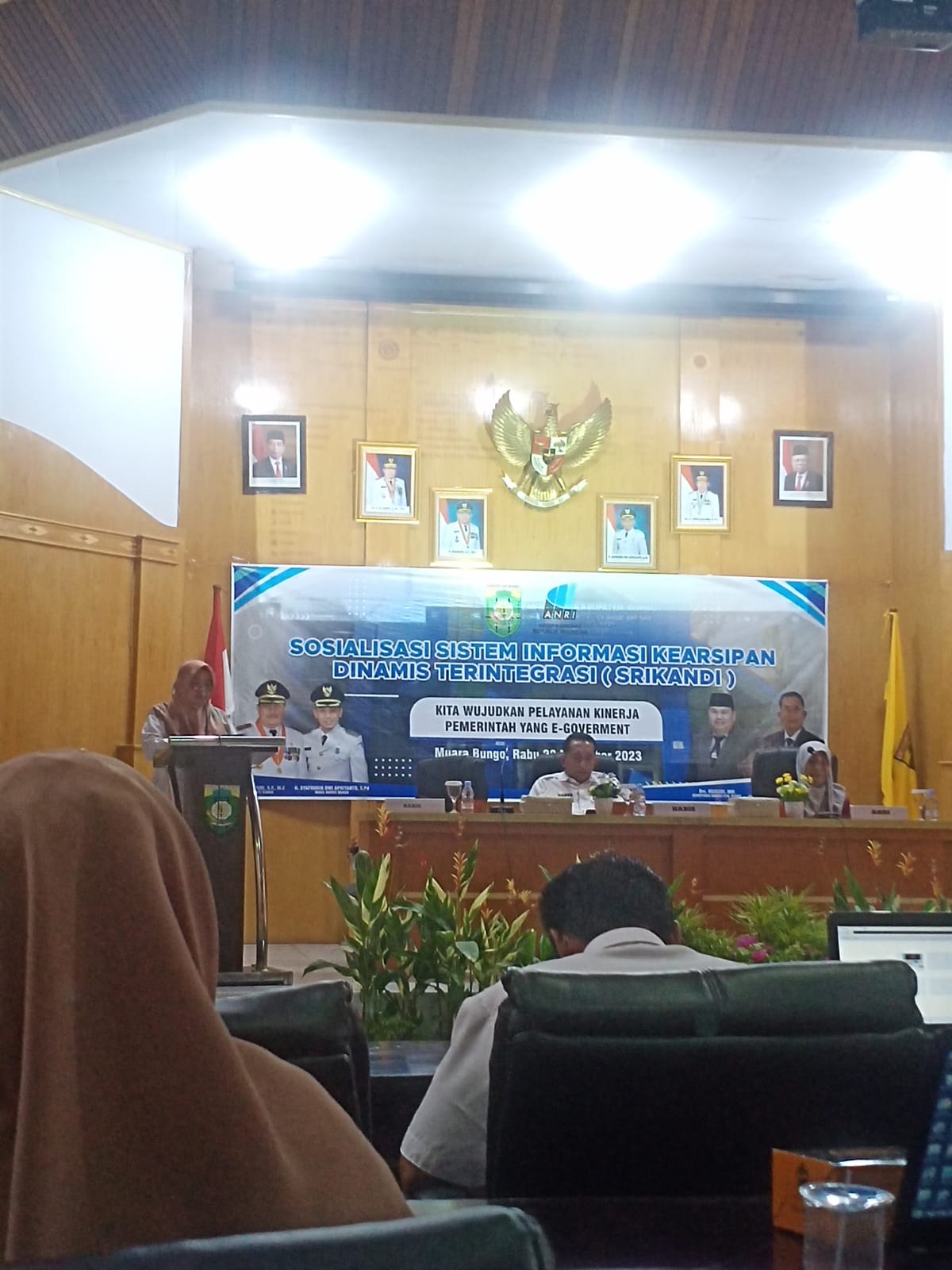 Sosialisasi Aplikasi Sistem Informasi Kearsipan Dinamis Terintegrasi (SRIKANDI) 